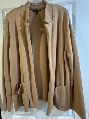Banana Republic Camel/Tan Open Blazer/ Cardigan Sweater